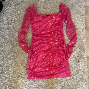 Pink bodycon Barbie club dress- Size M